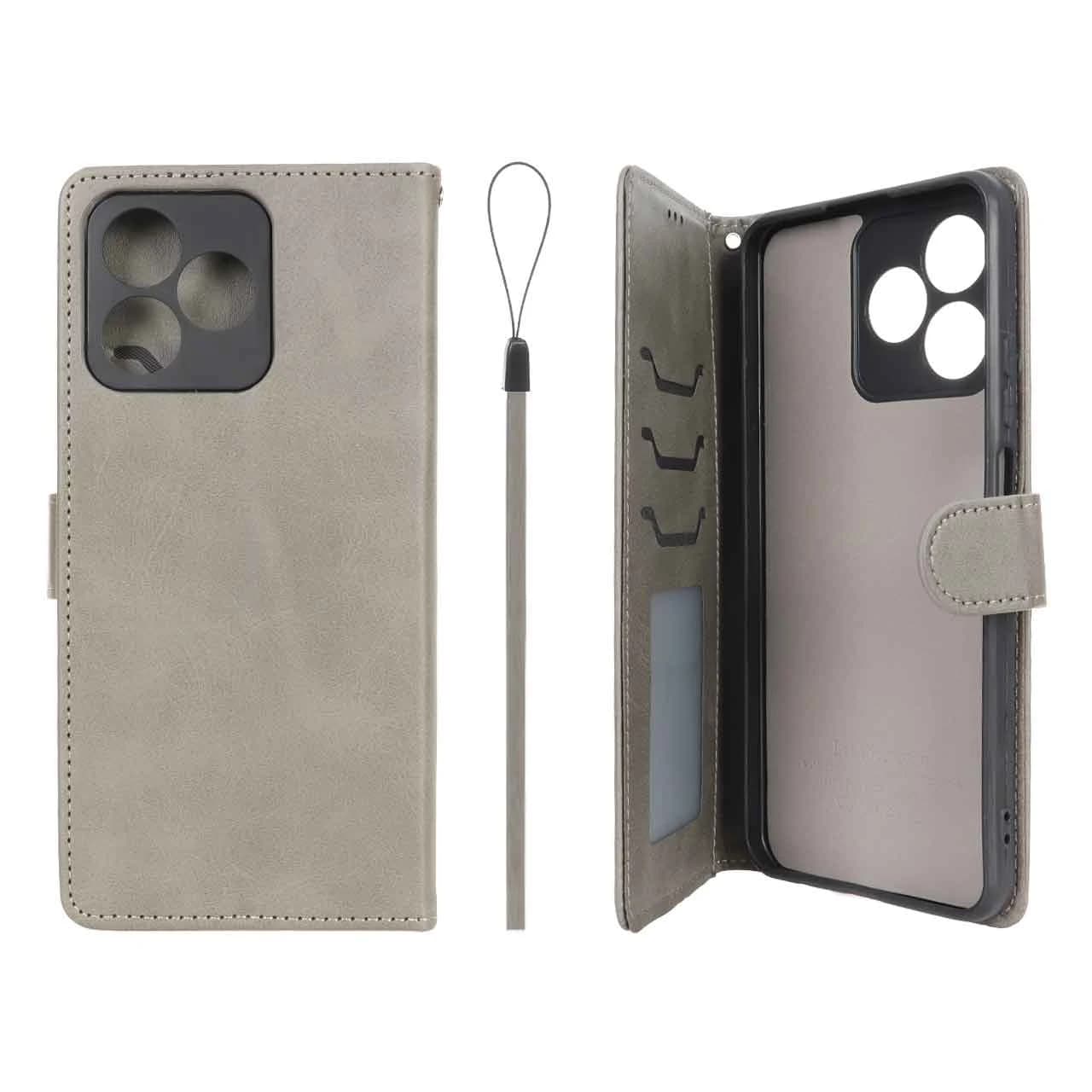 کیف موبایل مگنتی درجه یک داخل خز MNC Plus مدل Realme C53 / C51 / Note 50 — تصویر ۵