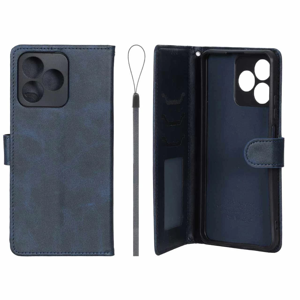 کیف موبایل مگنتی درجه یک داخل خز MNC Plus مدل Realme C53 / C51 / Note 50 — تصویر ۲
