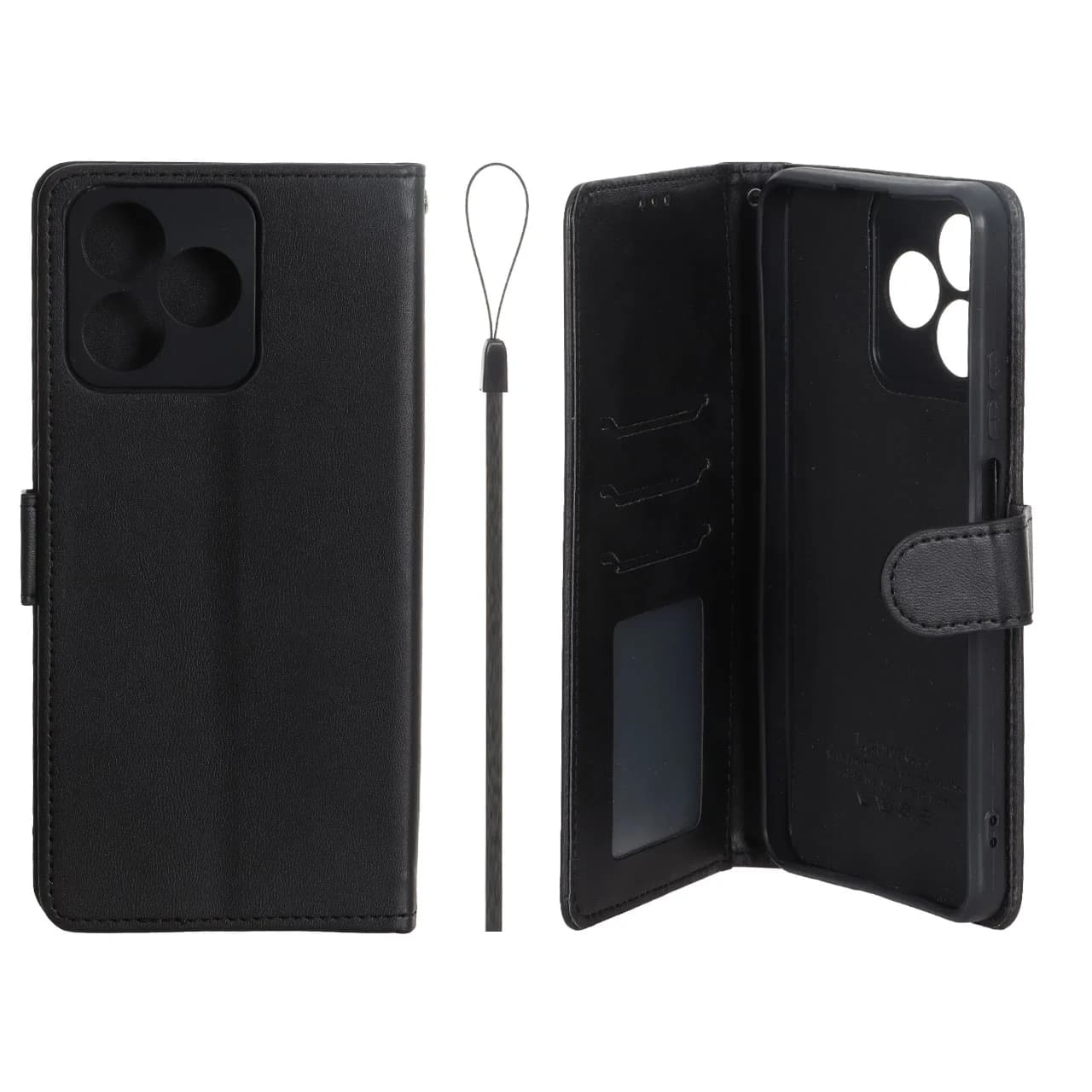 کیف موبایل مگنتی درجه یک داخل خز MNC Plus مدل Realme C53 / C51 / Note 50 — تصویر ۶