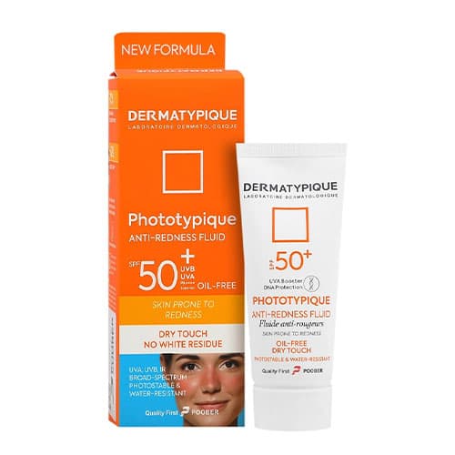 ضد آفتاب پوست قرمز و حساس +SPF50 درماتیپیک حجم 40 میل — تصویر ۵