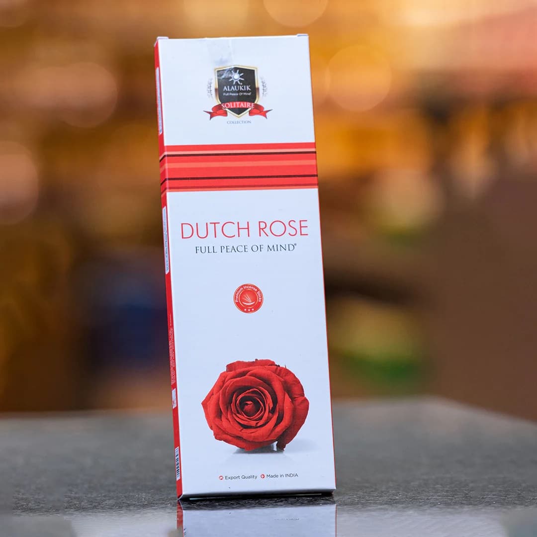 عود دست ساز گل رز هلندی DUTCH ROSE از برند آلاکیک Alaukik