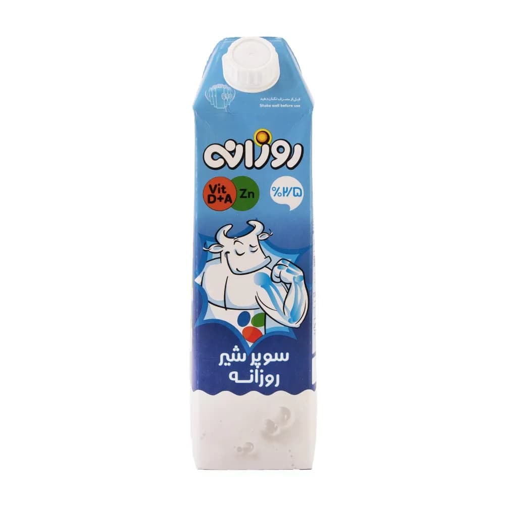 سوپر شیر پر چرب روزانه 1 لیتر