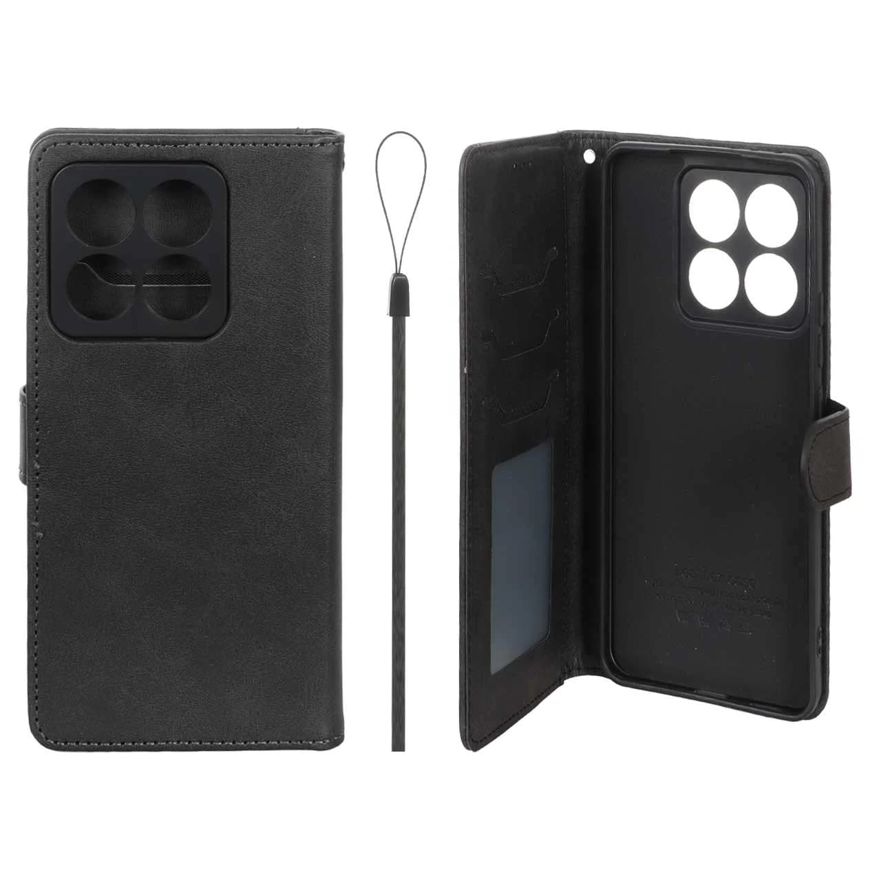 کیف موبایل مگنتی درجه یک داخل خز MNC Plus مدل Xiaomi Mi 14T