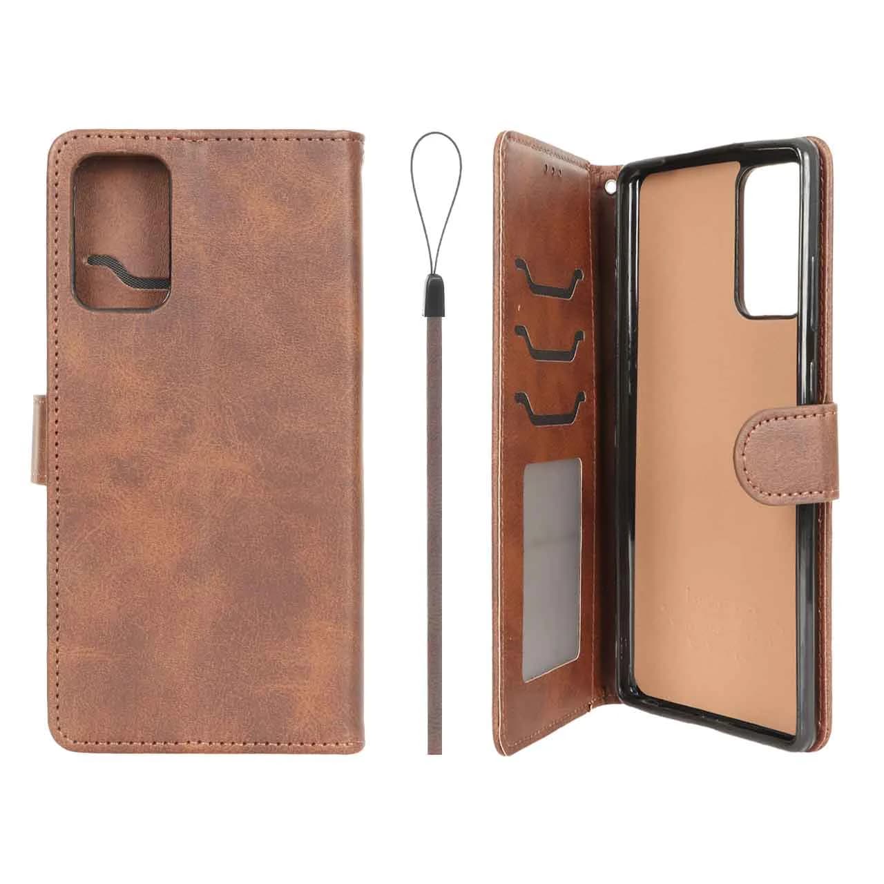 کیف موبایل مگنتی درجه یک داخل خز MNC Plus مدل Samsung Galaxy Note20 — تصویر ۳