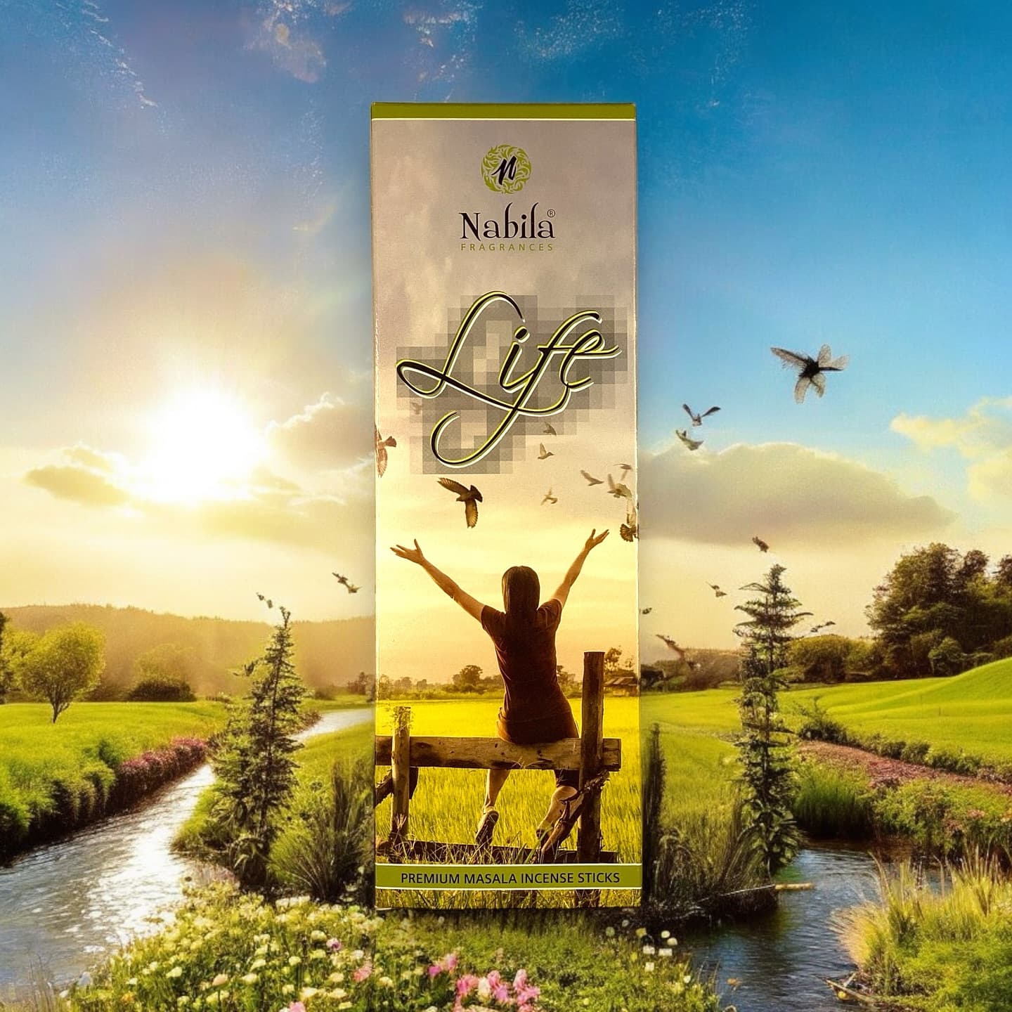 عود دست ساز زندگی Life از برند نابیلا Nabila — تصویر ۲