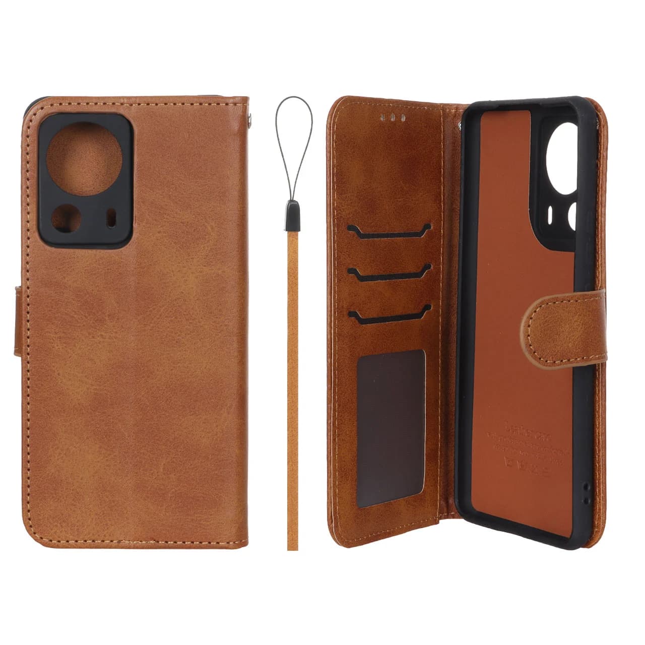 کیف موبایل مگنتی درجه یک داخل خز MNC Plus مدل Xiaomi Mi 13 Lite — تصویر ۶