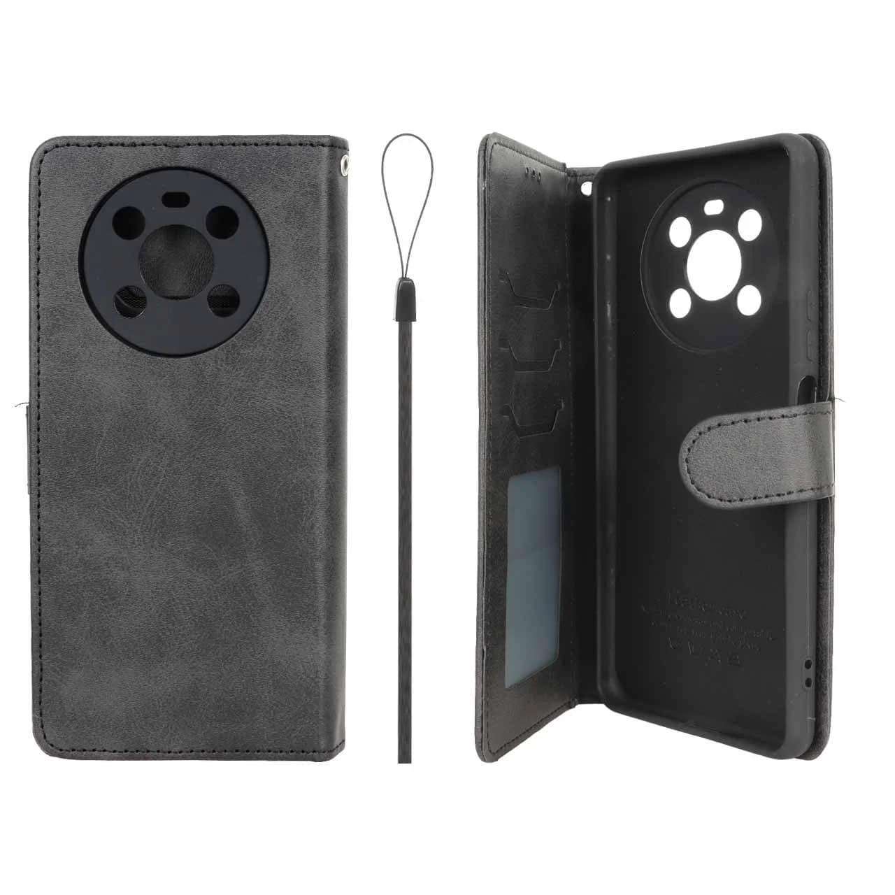 کیف موبایل مگنتی درجه یک داخل خز MNC Plus مدل Honor X9