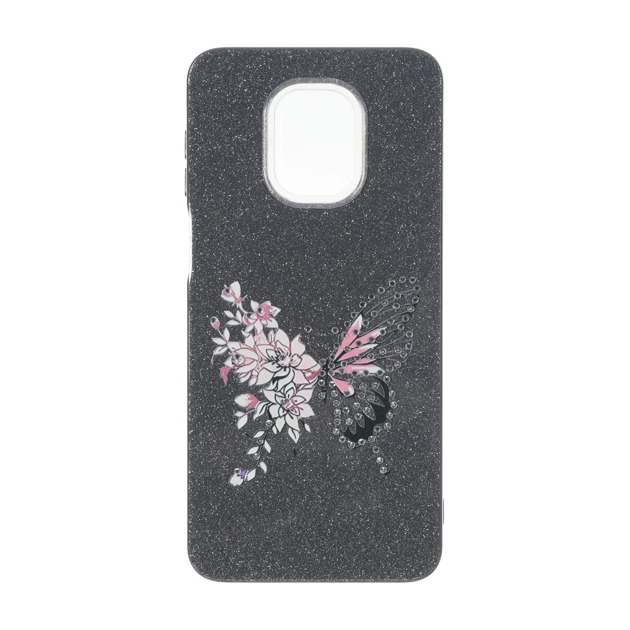 قاب اکلیلی ButterFly نگین دار Xiaomi Redmi Note 9S / Redmi Note 9 Pro / Redmi Note 9 Pro Max