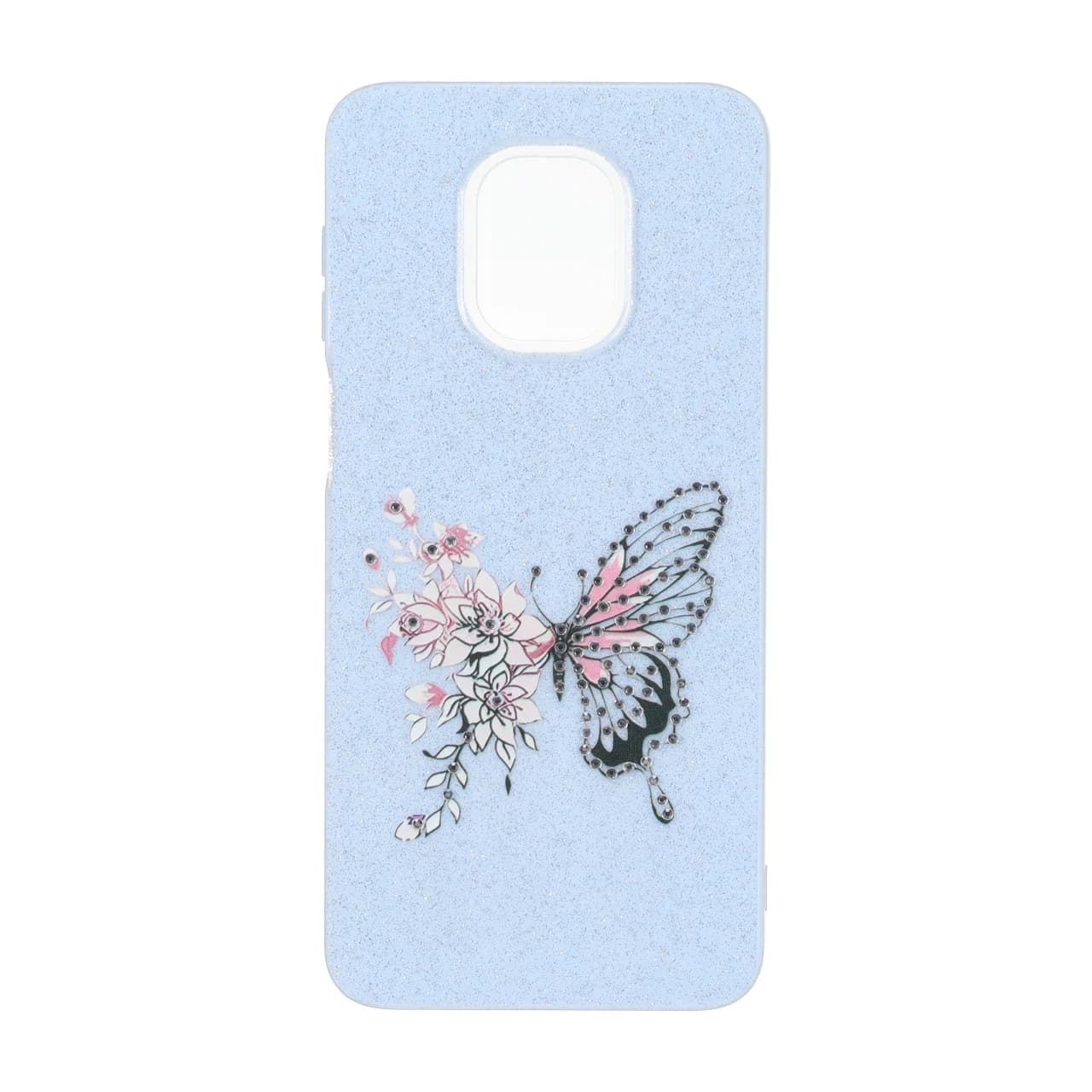 قاب اکلیلی ButterFly نگین دار Xiaomi Redmi Note 9S / Redmi Note 9 Pro / Redmi Note 9 Pro Max — تصویر ۳