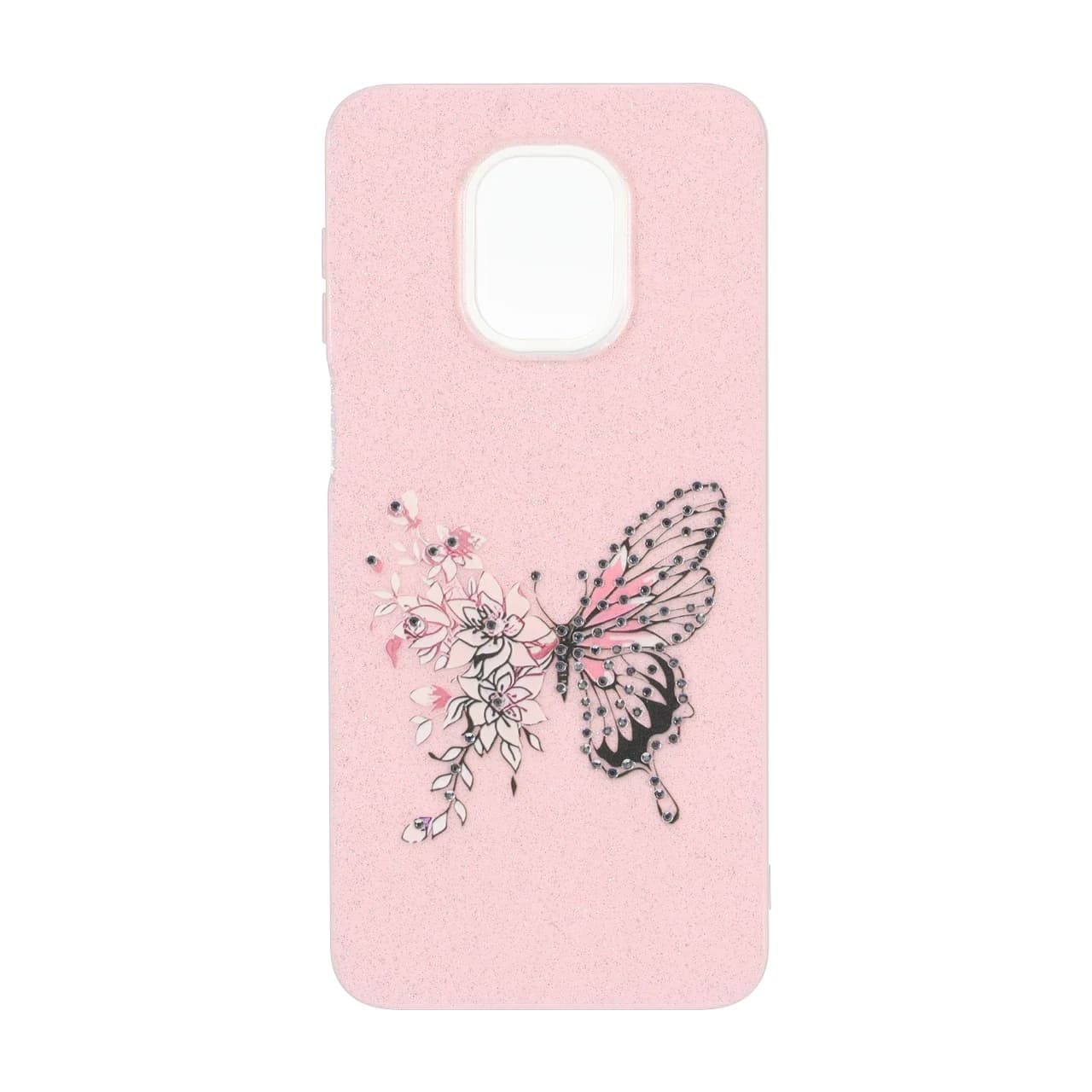 قاب اکلیلی ButterFly نگین دار Xiaomi Redmi Note 9S / Redmi Note 9 Pro / Redmi Note 9 Pro Max — تصویر ۴