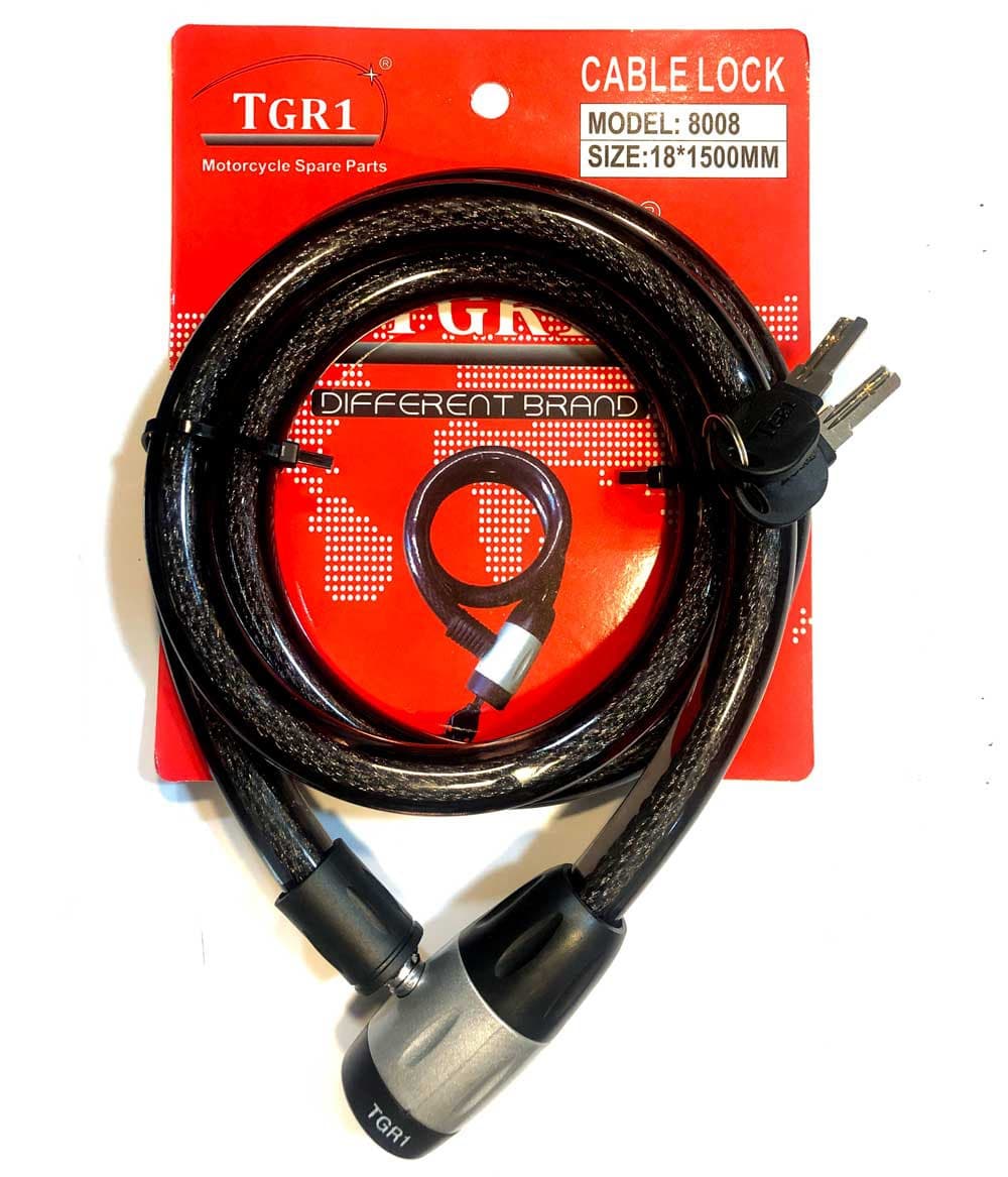قفل موتور سیکلت و دوچرخه سایز 18mm*1500mm