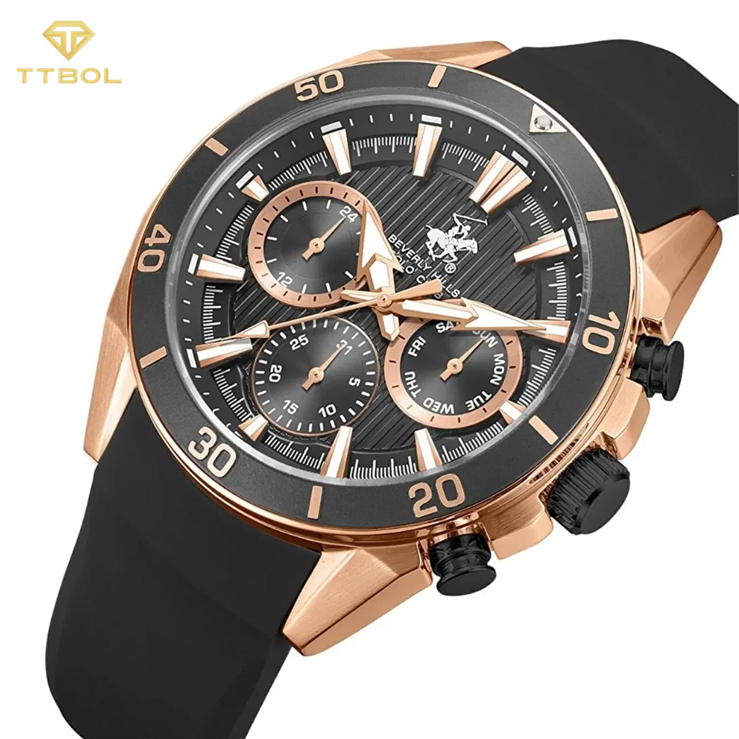 ساعت مچی مردانه بورلی هیلز پولو کلاب BEVERLY HILLS POLO CLUB BP3730X.399 — تصویر ۷