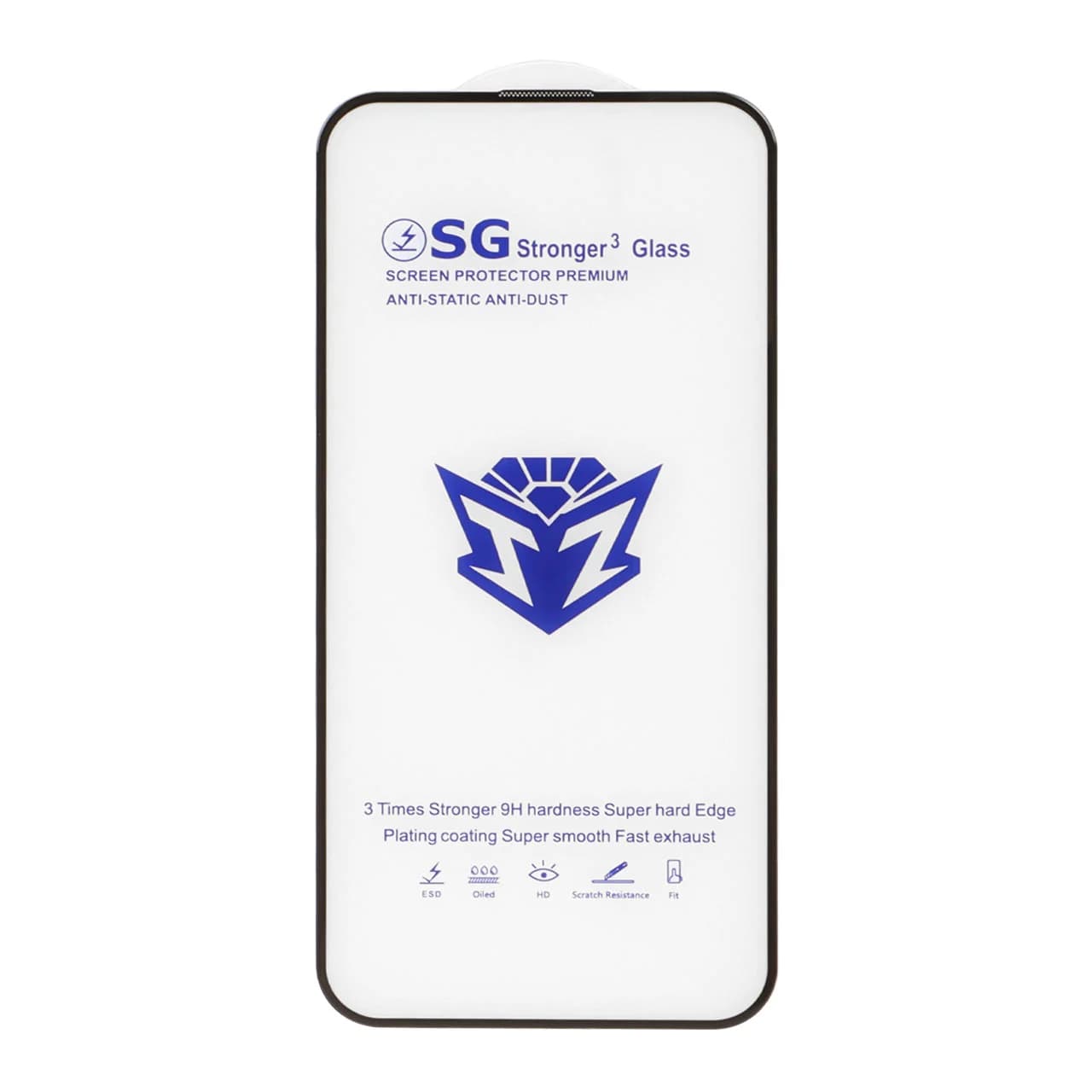 محافظ صفحه نمایش شیشه ای Full Cover Esd-SG مدل Iphone 15 Pro Max