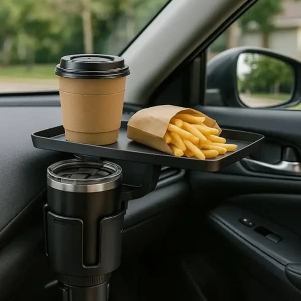 هولدر دوکاره گرین لاین GREEN LION TRAY MATE 2 IN 1 CUP HOLDER GNTRMCUPHLDBK — تصویر ۲
