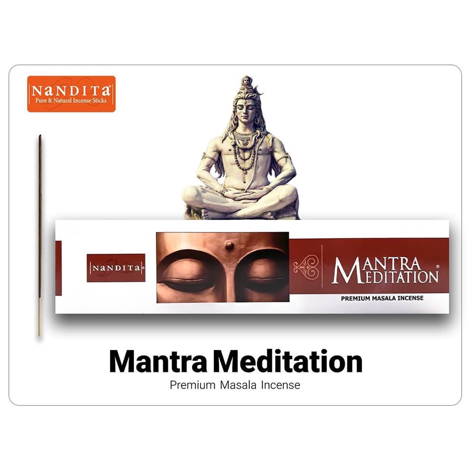 عود دست ساز مانترا مدیتیشن Mantra Meditation از برند ناندیتا NaNDITa