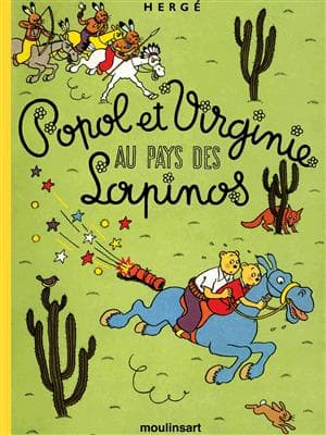 کتاب فرانسه POPOL ET VIRGINE AU PAYS DES LAPINOS