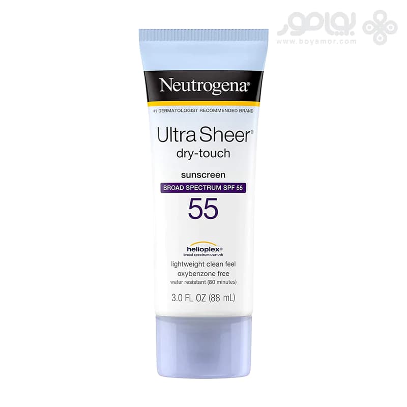 ضد آفتاب نوتروژینا مدل ULTRA SHEER حاوی SPF55 حجم 88 میل — تصویر ۴