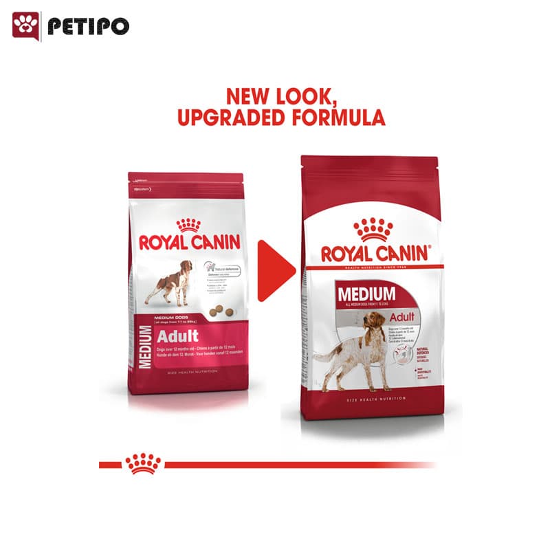 غذای خشک سگ بالغ مدیوم ادالت رویال کنین (Royal Canin Dog Medium Adult) وزن 10 کیلوگرم — تصویر ۳