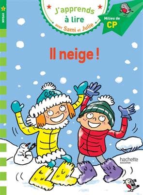 کتاب فرانسه Sami et Julie CP Niveau 2 Il neige