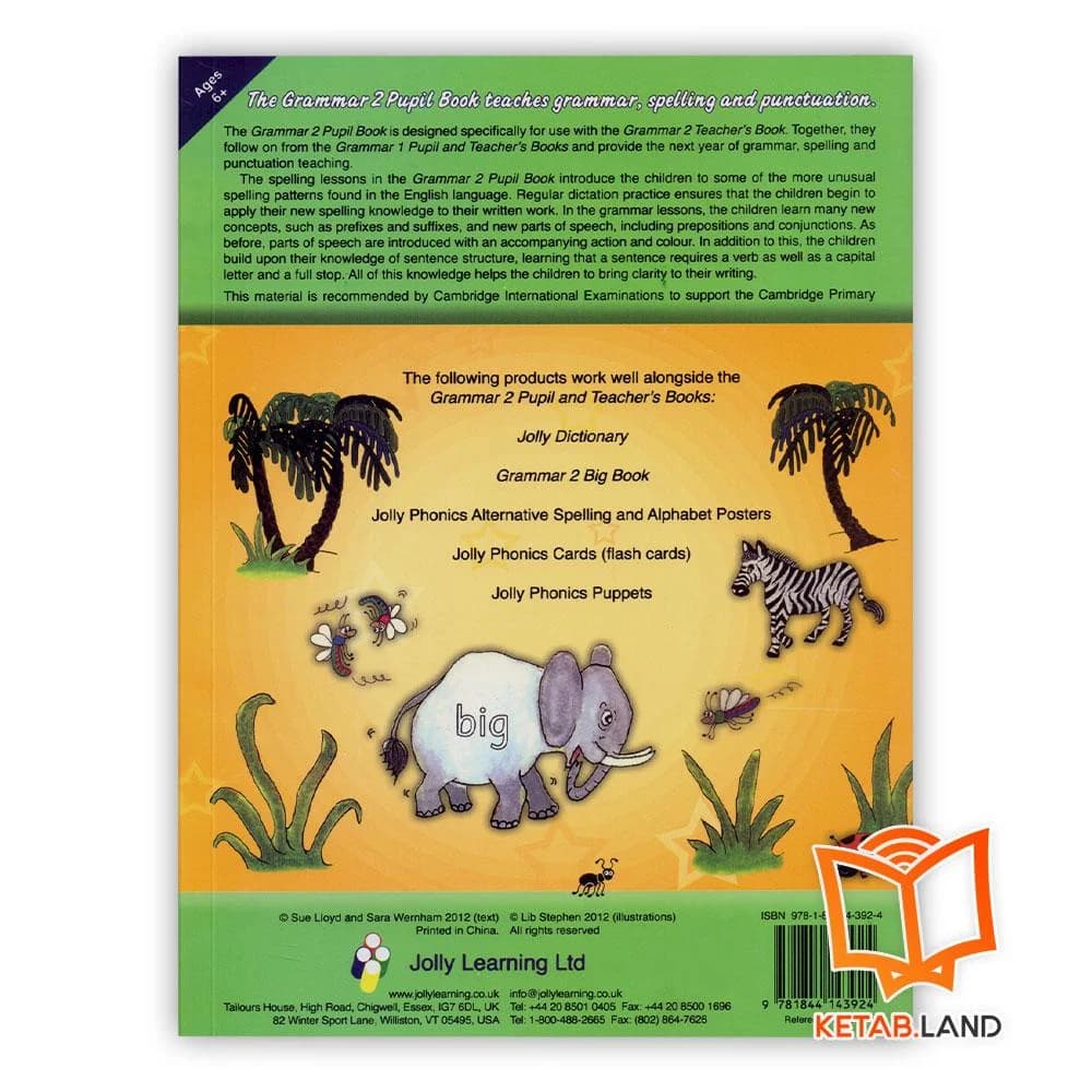 کتاب Jolly Phonics Grammar 2 Pupil Book — تصویر ۳