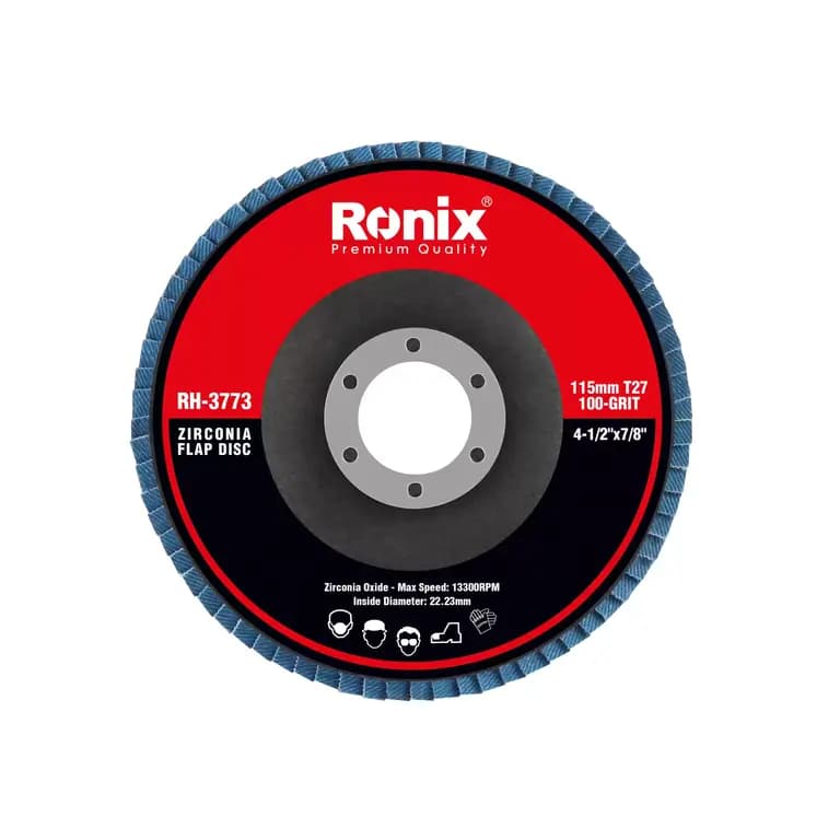 سنباده فلاپ گرید 100 رونیکس مدل RH-3773 — تصویر ۳
