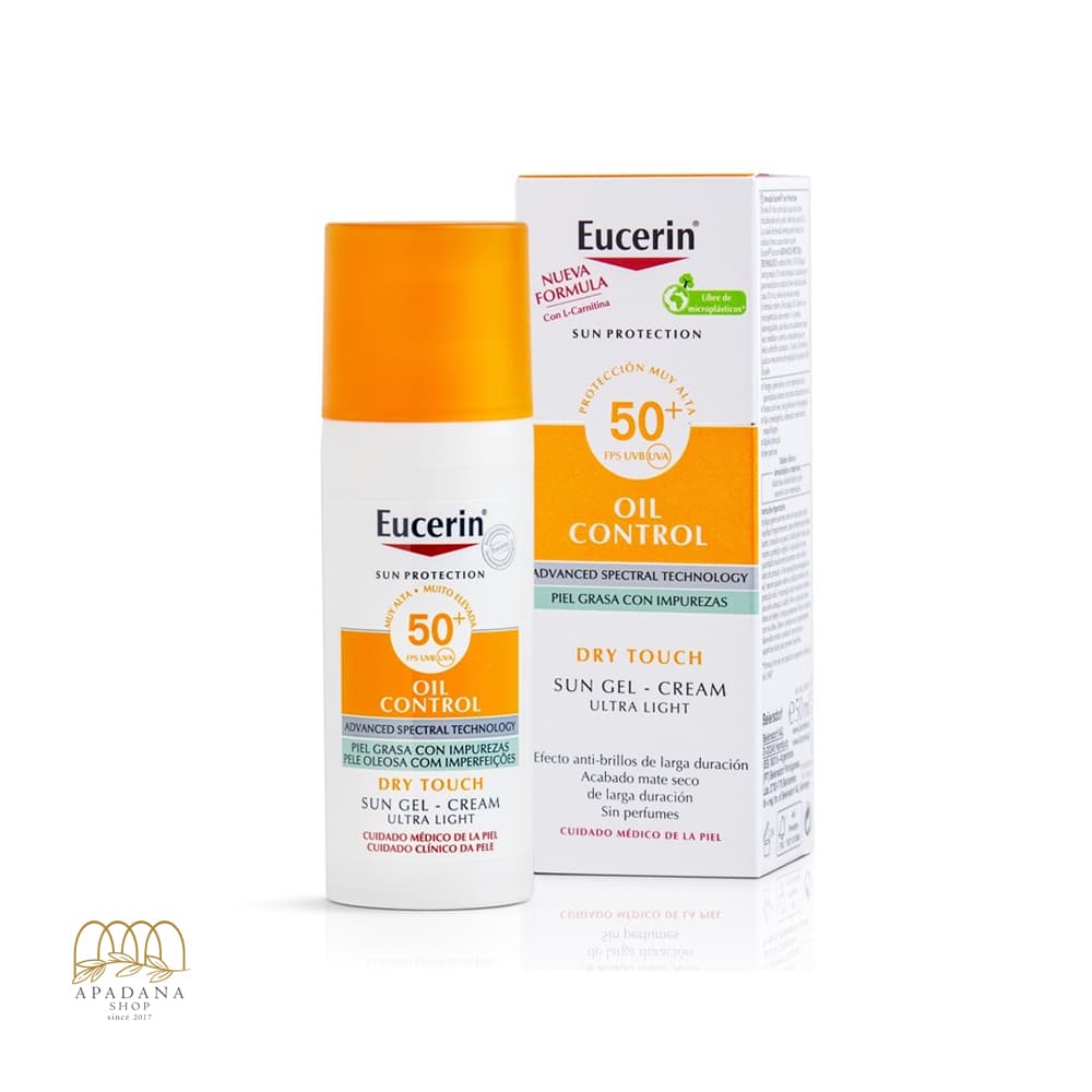ژل کرم ضد آفتاب پوست چرب SPF50 اوسرین حجم 50 میل