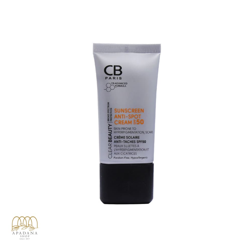 کرم ضد آفتاب و ضدلک SPF50 مناسب انواع پوست سی بی