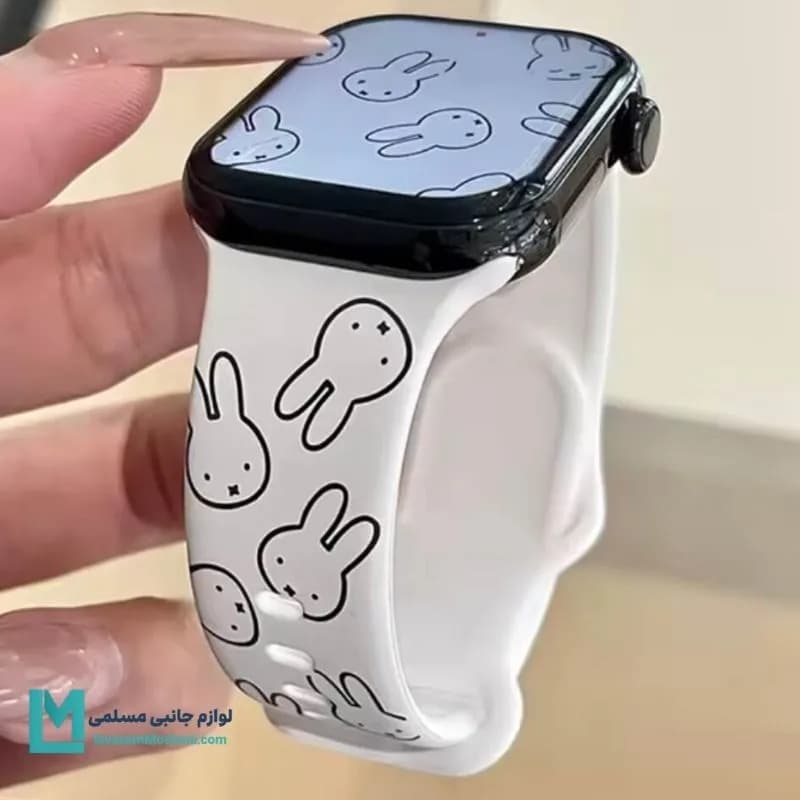 بند اپل واچ سیلیکونی بانی اسکچ کد W1194 | لوازم جانبی مسلمی — تصویر ۳