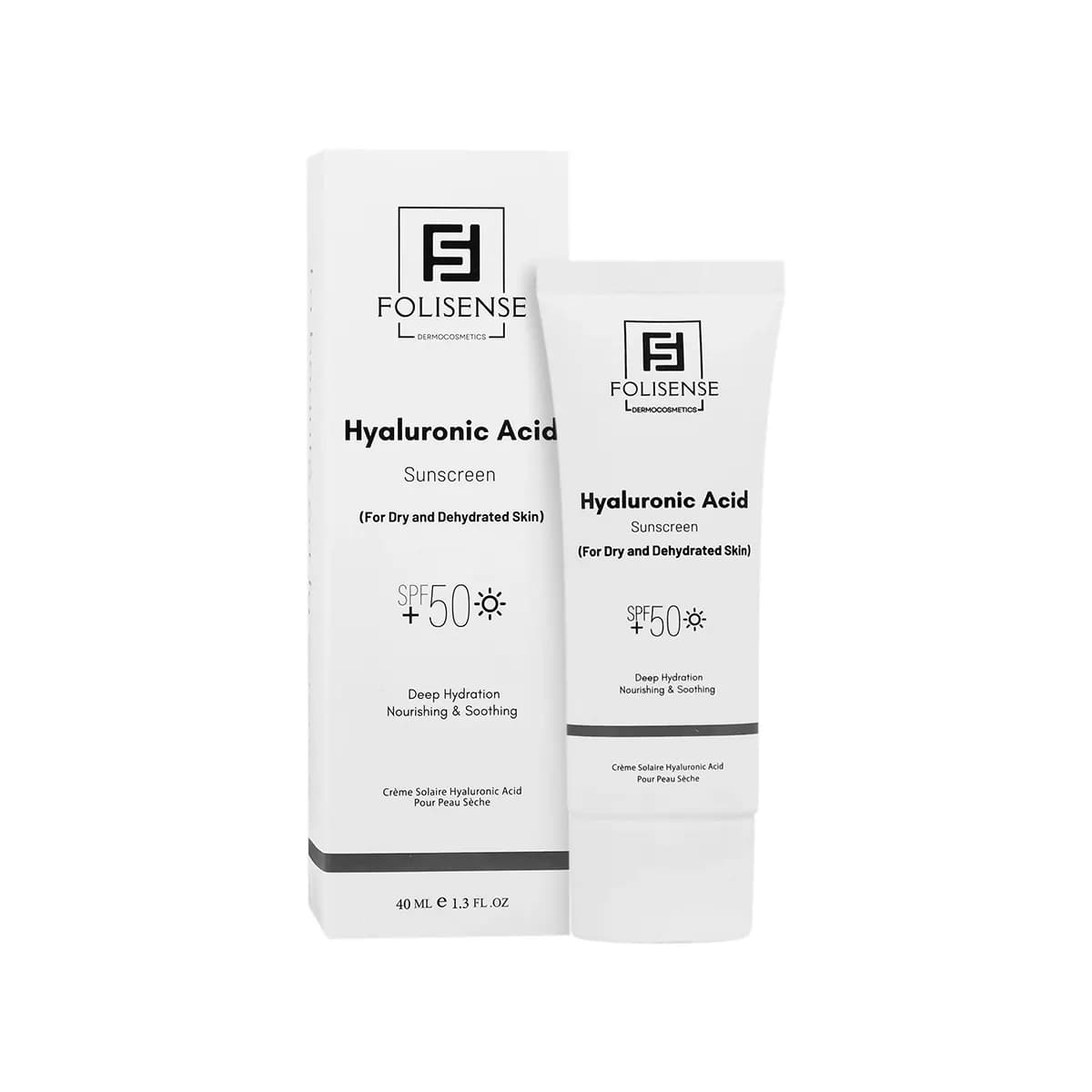 کرم ضد آفتاب هیالورونیک اسید فولی سنس SPF50+ — تصویر ۲