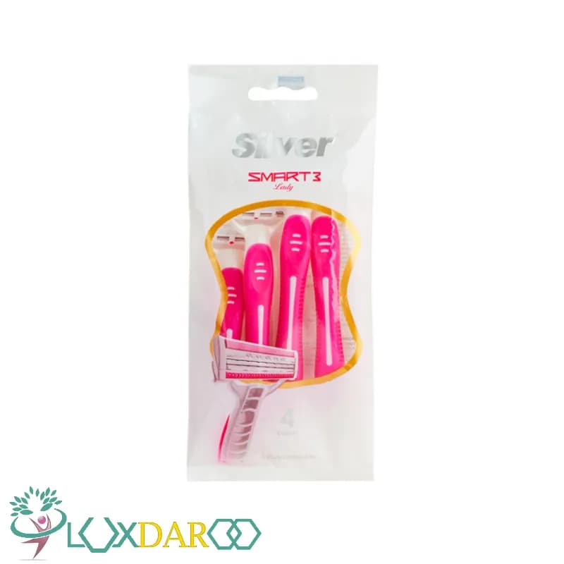 ژیلت 3 لبه اسمارت3 زنانه سیلور