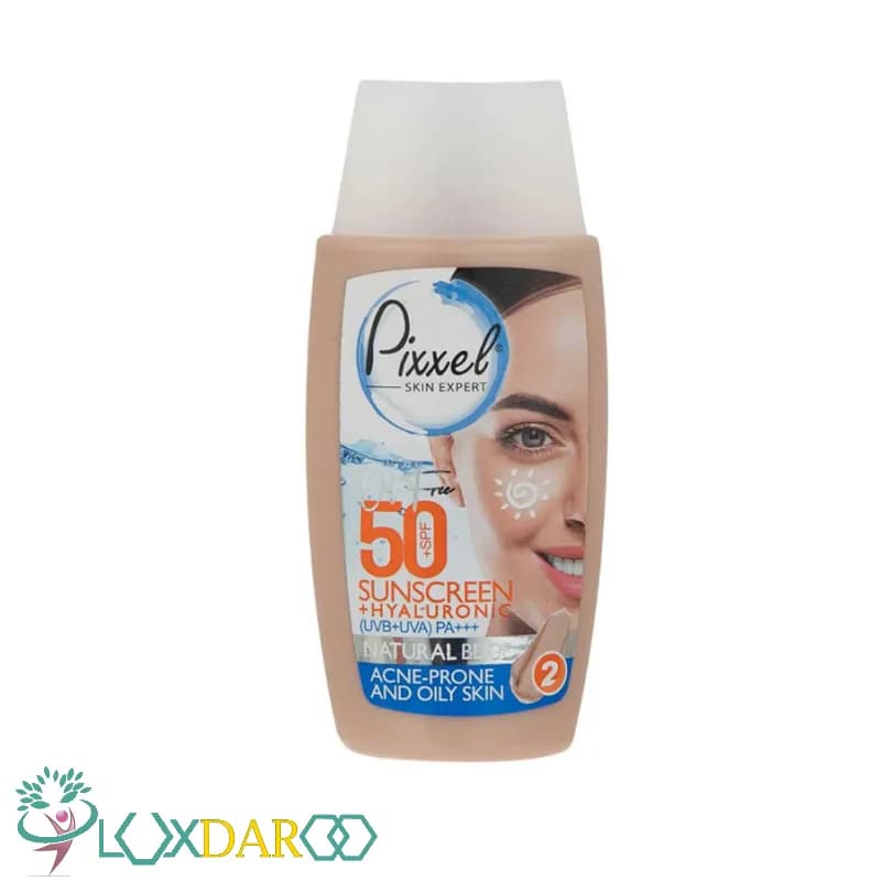 کرم ضد آفتاب بژ طبیعی پوست خشک پیکسل SPF50