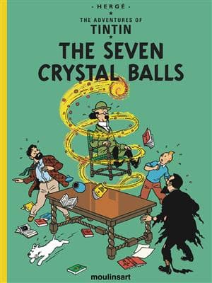کتاب انگليسی TINTIN 12 : The Seven Crystal Balls