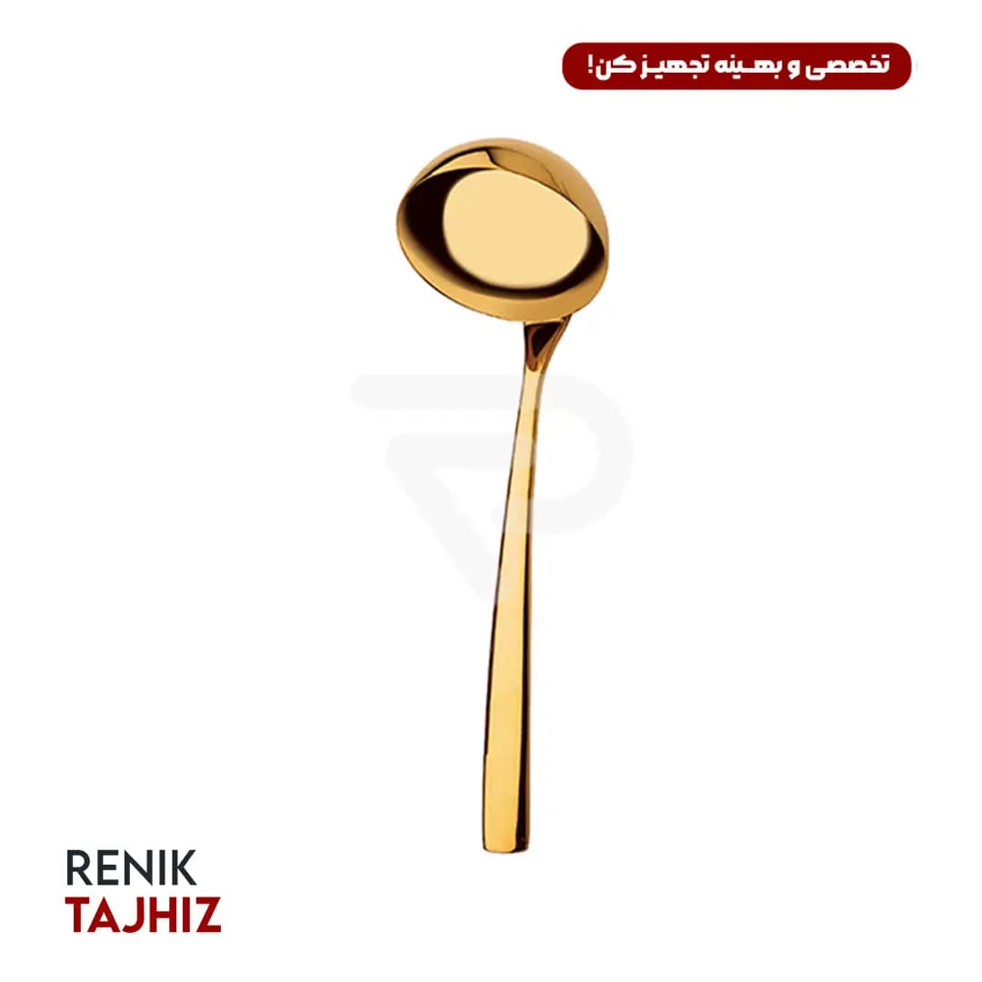 سرویس ۱۱۶ پارچه فلورانس طلای PVD جعبه کادویی — تصویر ۸