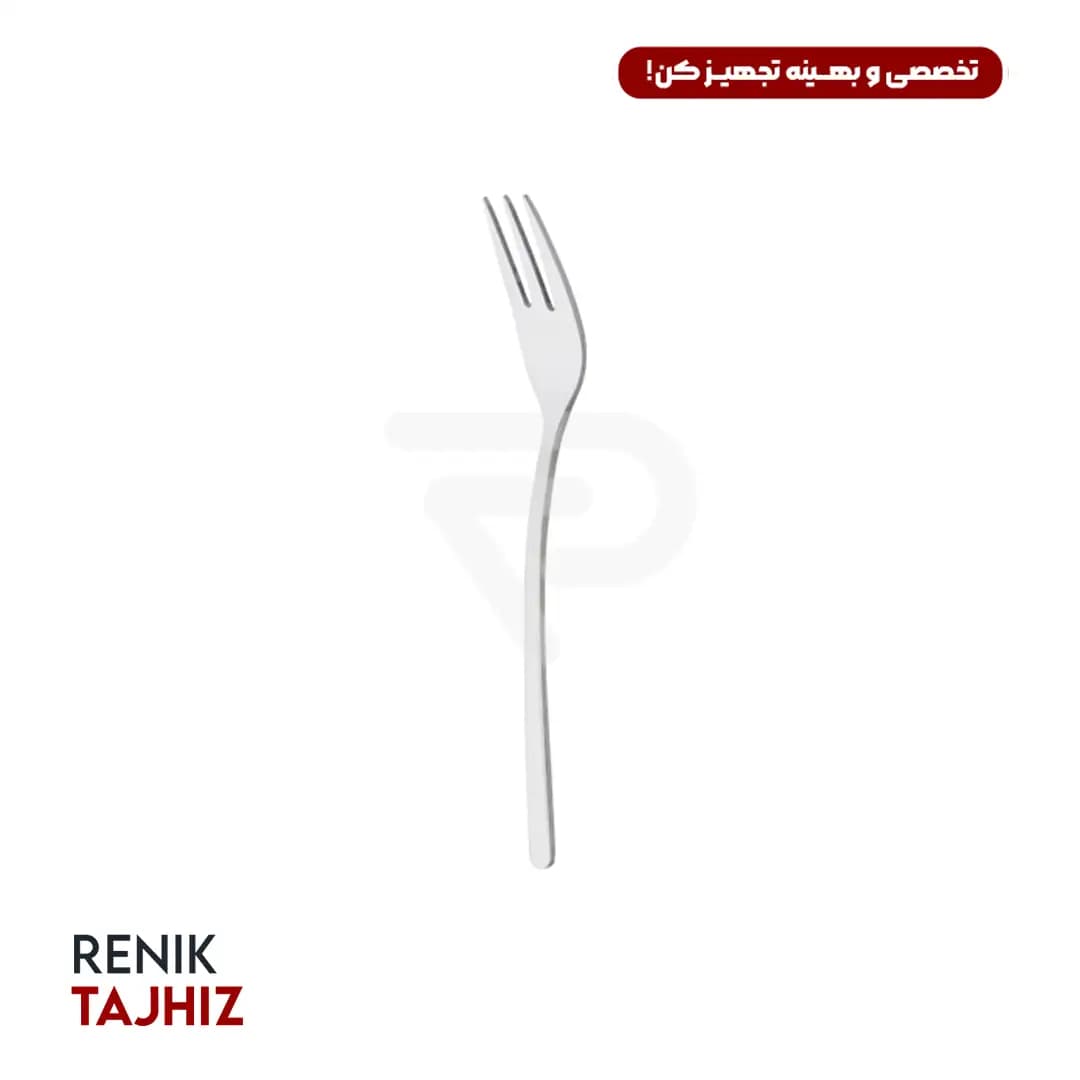 چنگال میوه خوری رجینا ساده ۶ عدد