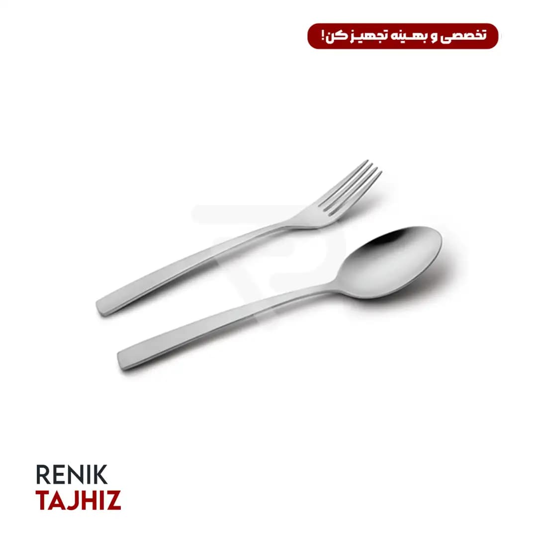 قاشق و چنگال ۱۲ پارچه رجینا