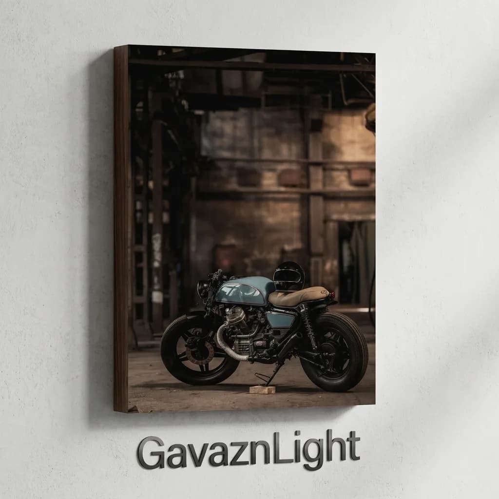 تابلو شاسی Honda CX500 cafe racer