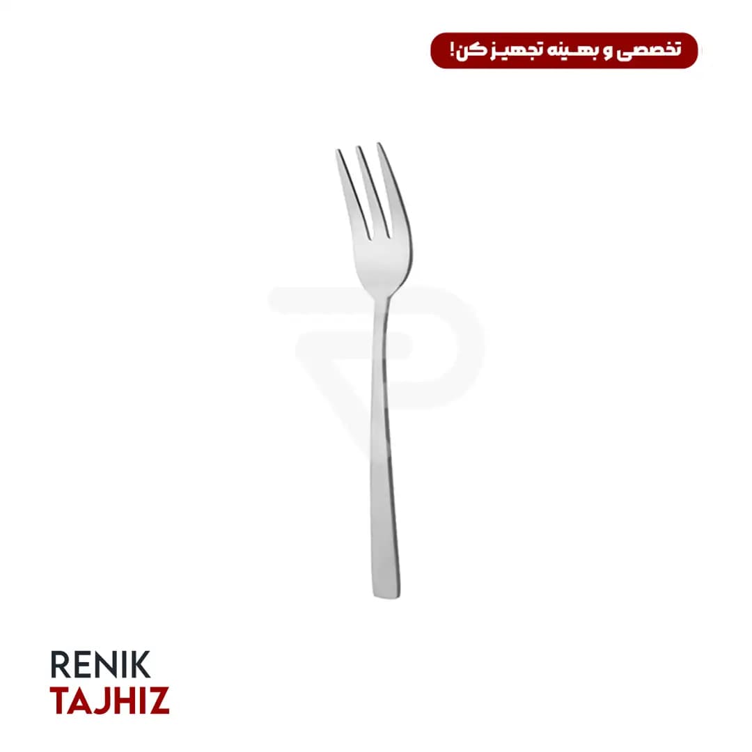 چنگال میوه خوری فلورانس ساده ۶ عدد