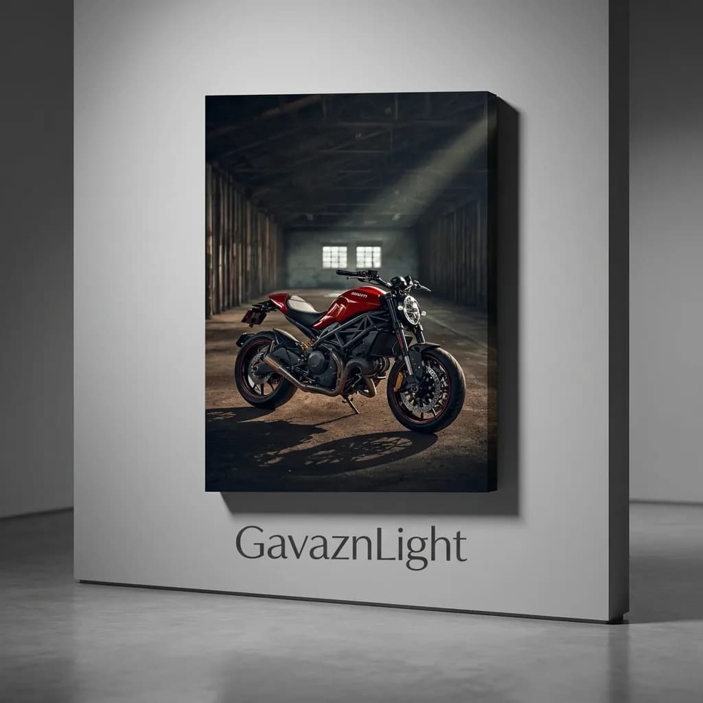 تابلو شاسی موتور Ducati Monster