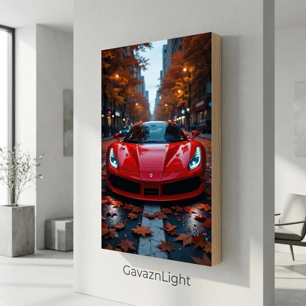 تابلو شاسی ماشین Ferrari