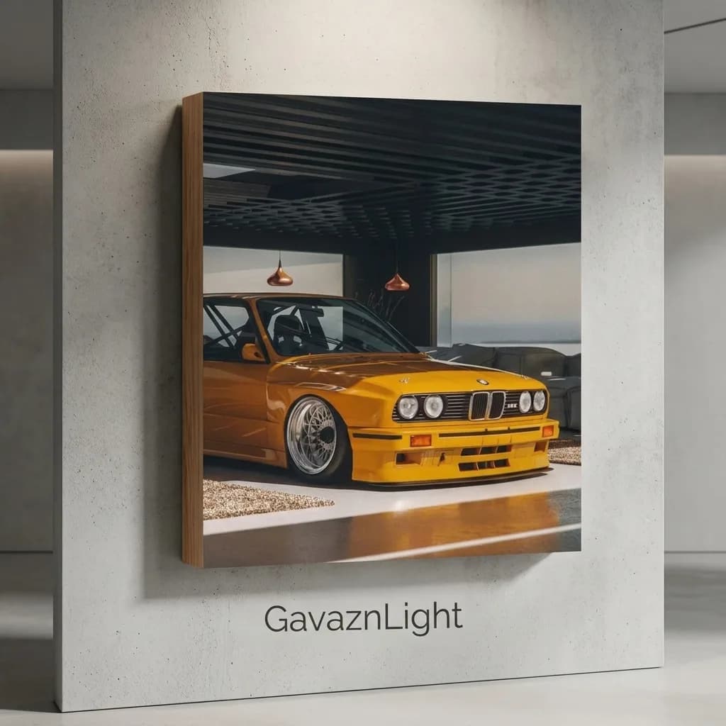 تابلو شاسی ماشین BMW E30 M3