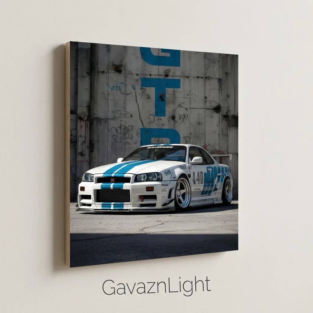 تابلو شاسی ماشین nissan skyline r34 — تصویر ۲