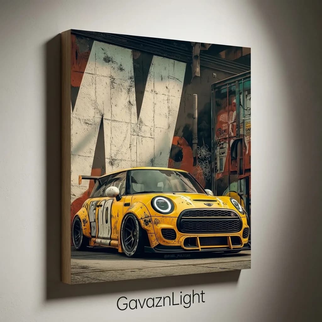 تابلو شاسی ماشین mini-cooper