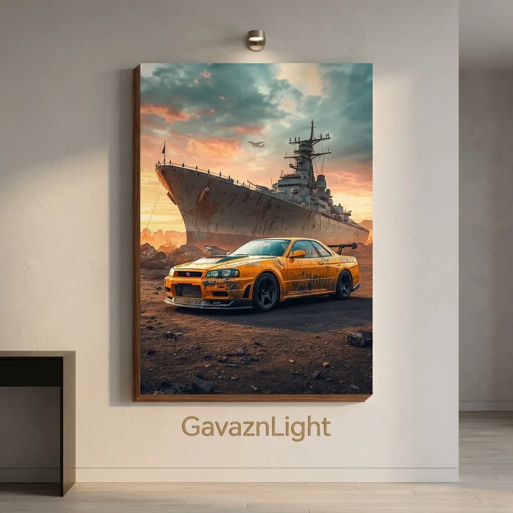 تابلو شاسی ماشین gtr