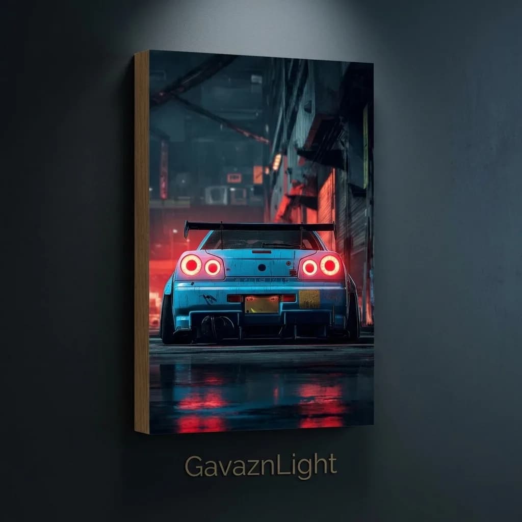 تابلو شاسی ماشین Nissan Skyline GT-R