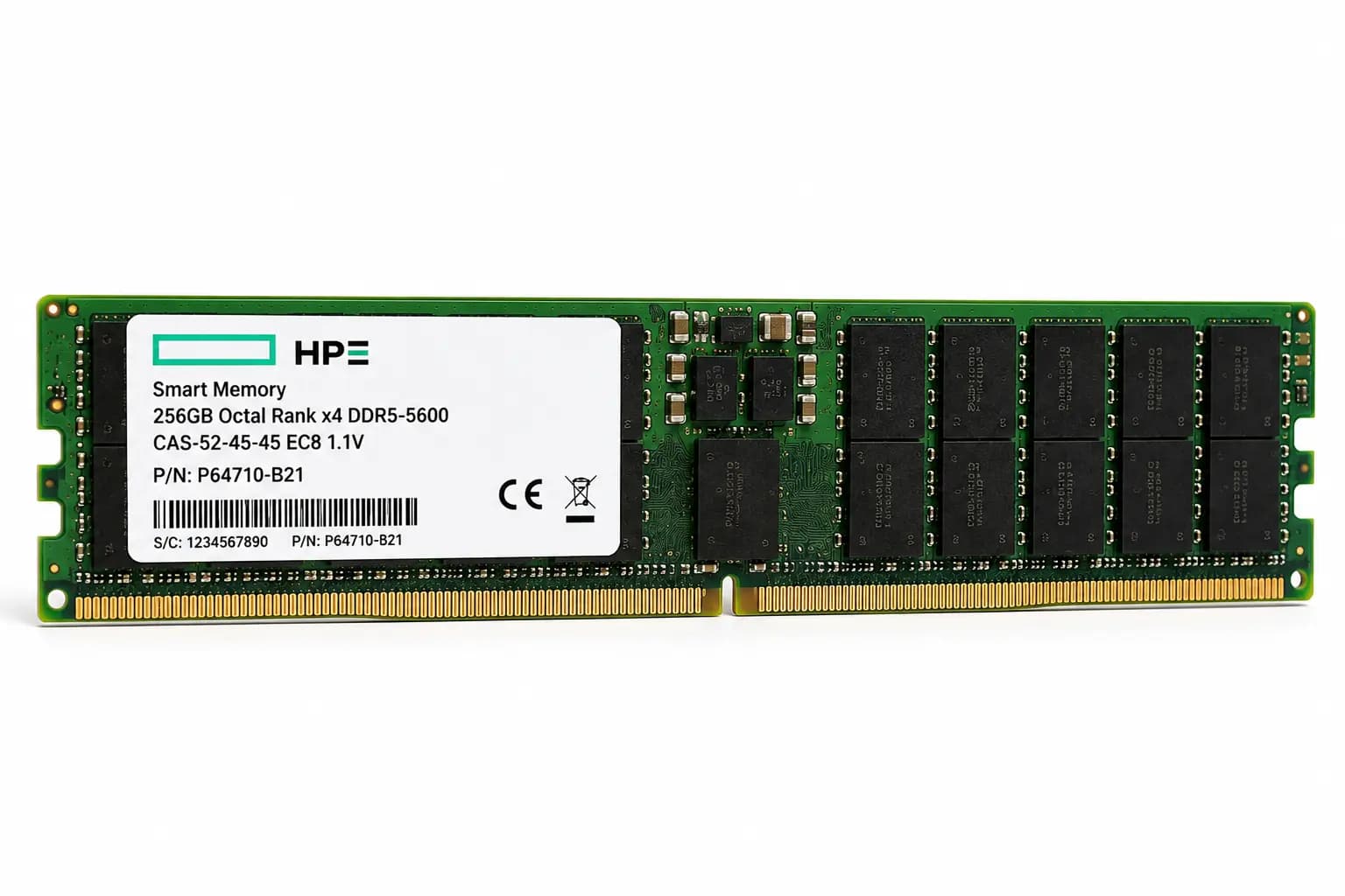 رم سرور HPE 256GB Octal Rank x4 DDR5-5600