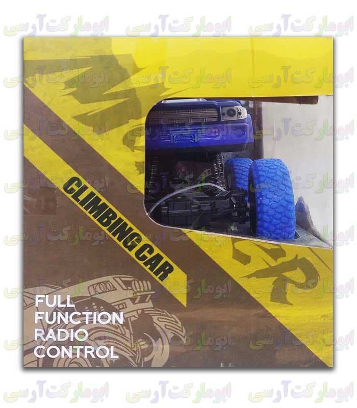 ماشین وانت پلیس آفرود صخره نورد 6 چرخ شارژی کنترلی 4WD — تصویر ۵