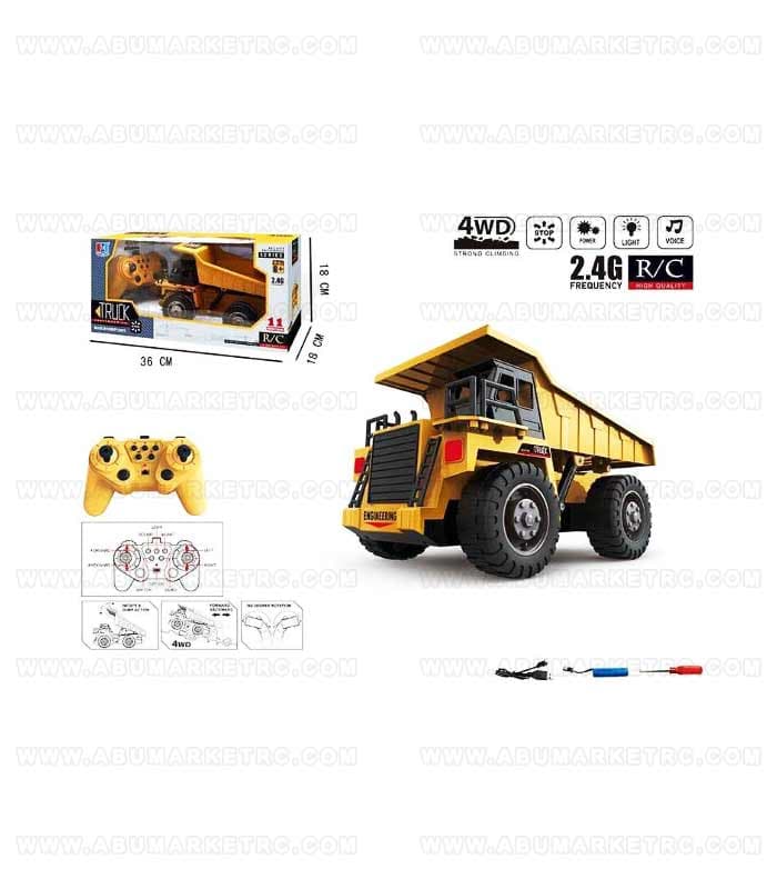 کامیون کمپرسی ۱۱ کانال کنترلی و شارژی 4WD