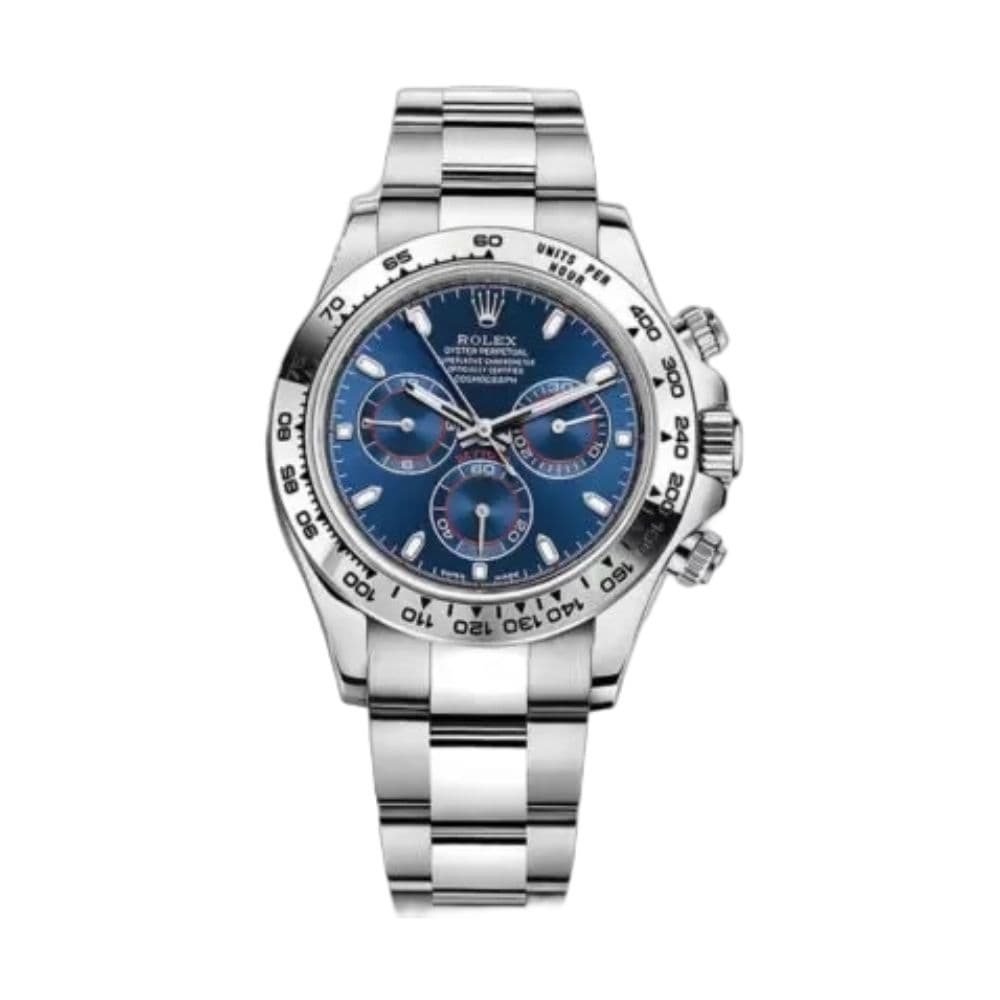 ساعت مچی رولکس دیتونا | Rolex Daytona | نقره ای صفحه آبی مستر کوالیتی