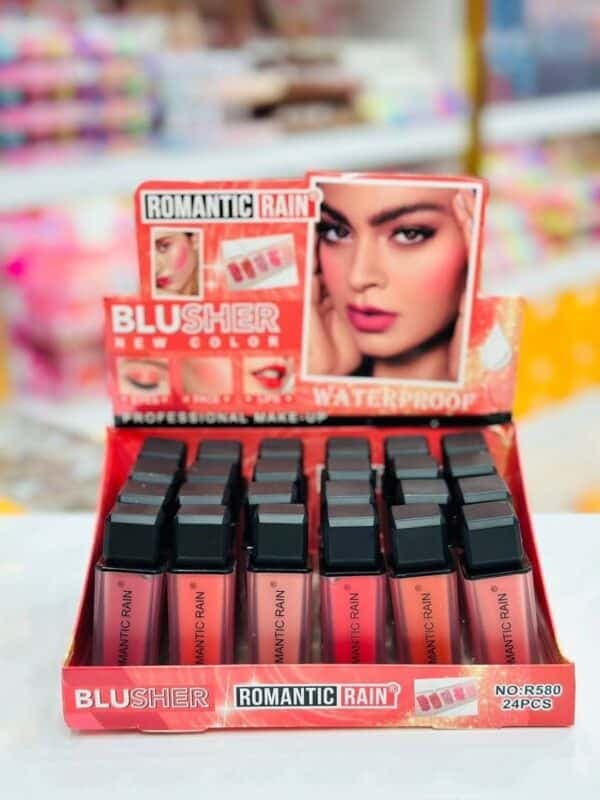 رژ مایع Romantic Rain مدل Blusher / Liquid Lipstick