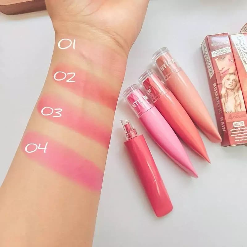 رژگونه مایع تیوپی Romantic Rain مدل Liquid Blush — تصویر ۳